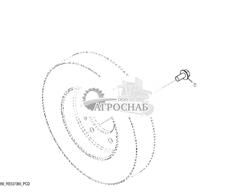 1399 Крепежные детали шкива коленчатого вала - ST120847 984.jpg